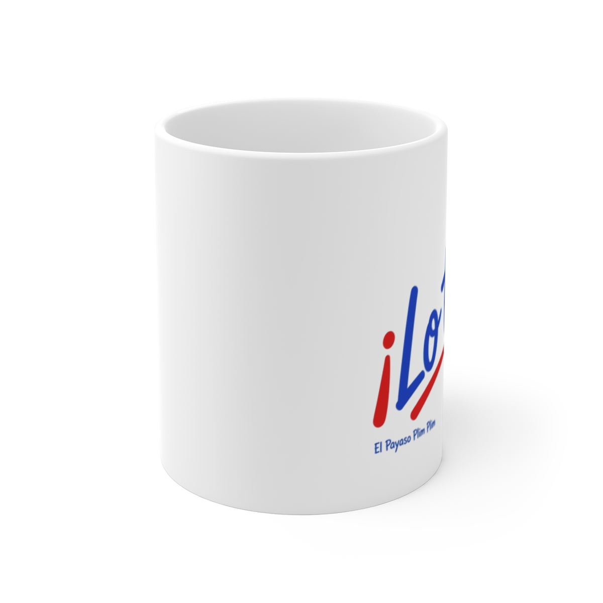 El Payaso Plim Plim "¡Lo tienes!" White Mug - alternate angle 1, merchandise