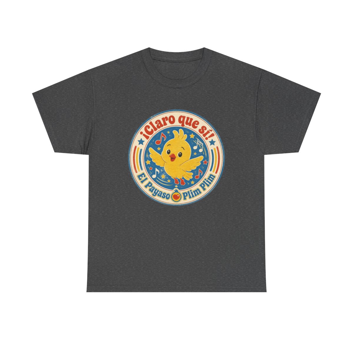 El Payaso Plim Plim "¡Claro que sí! El Payaso Plim Plim" Unisex Tee - alternate angle 3, merchandise