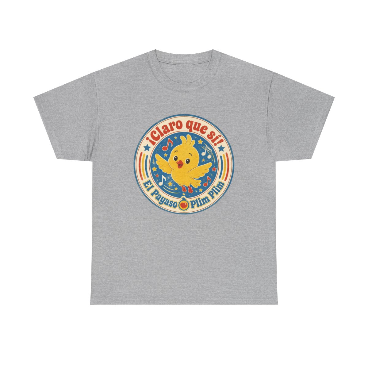 El Payaso Plim Plim "¡Claro que sí! El Payaso Plim Plim" Unisex Tee - alternate angle 2, merchandise