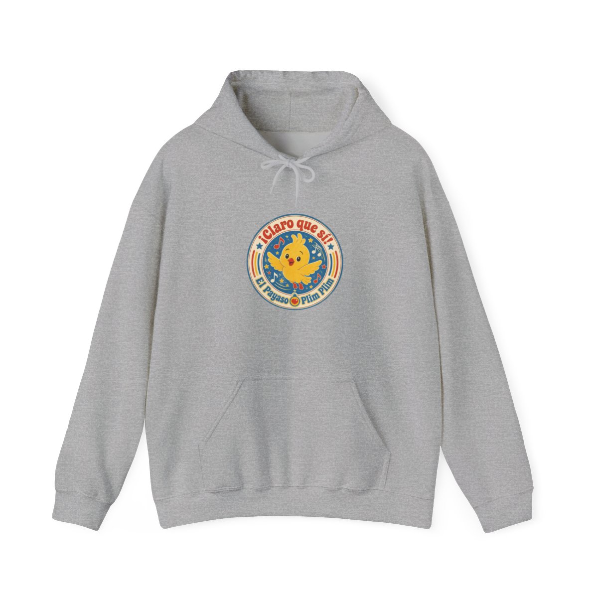 El Payaso Plim Plim "¡Claro que sí! El Payaso Plim Plim" Hoodie - alternate angle 2, merchandise