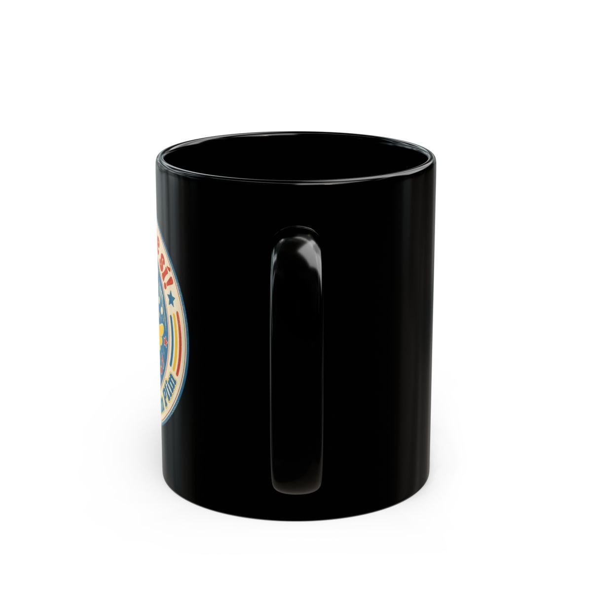 El Payaso Plim Plim "¡Claro que sí! El Payaso Plim Plim" Black Mug - alternate angle 4, merchandise