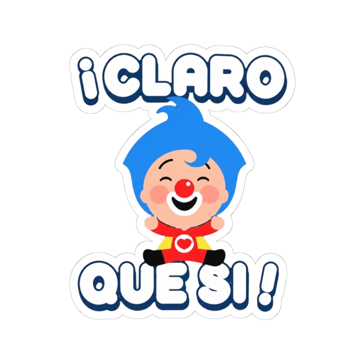Plim Plim Sticker | El Payaso Plim Plim