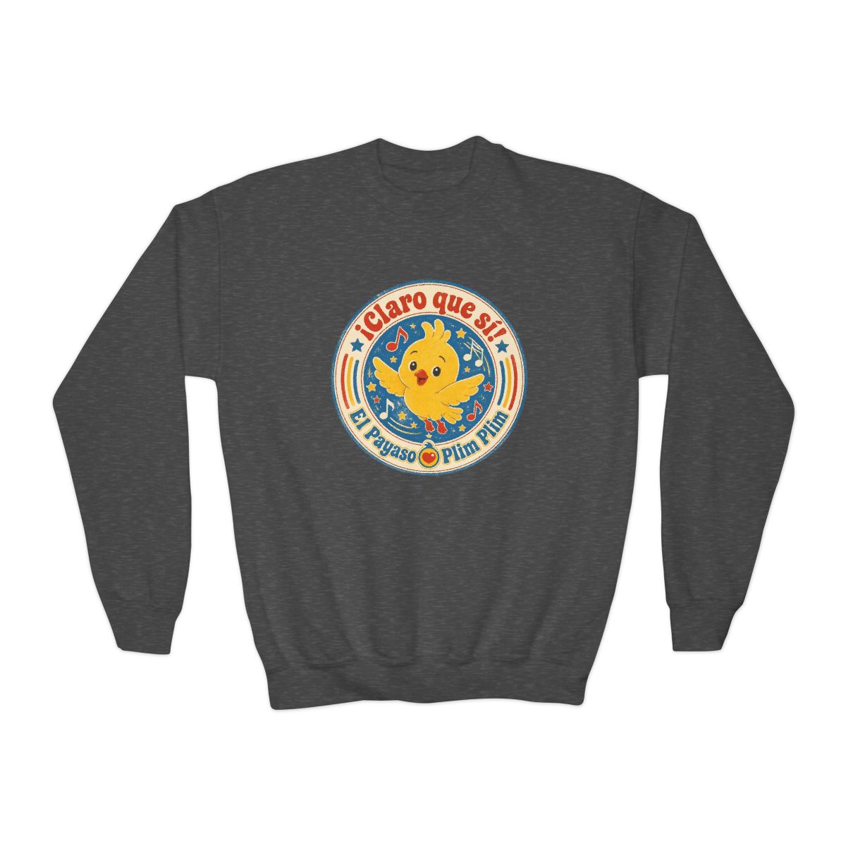 El Payaso Plim Plim "¡Claro que sí! El Payaso Plim Plim" Kids Crewneck