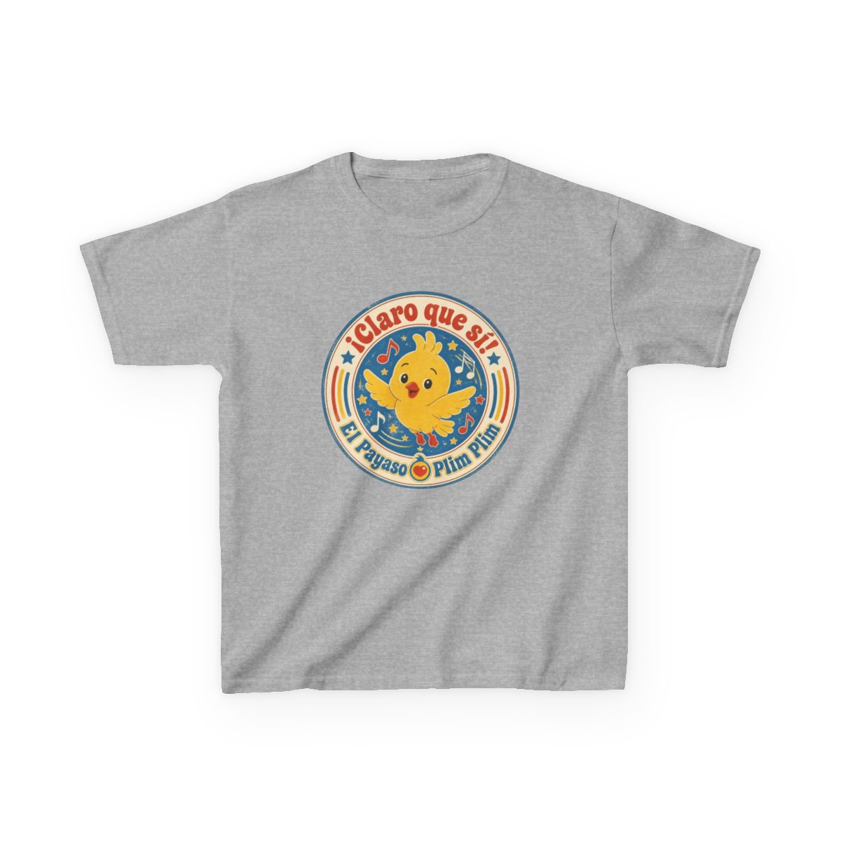 El Payaso Plim Plim "¡Claro que sí! El Payaso Plim Plim" Unisex Kids Tee - alternate angle 2, merchandise