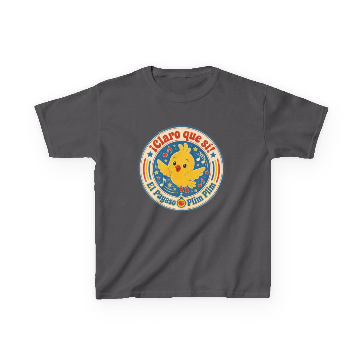 El Payaso Plim Plim "¡Claro que sí! El Payaso Plim Plim" Unisex Kids Tee - alternate angle 3, merchandise